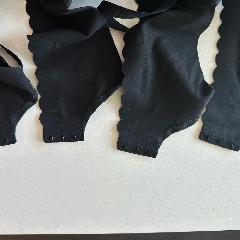 *4 Pack!* Aerie SMOOTHEZ Demi Lightly Lined Bra True Black 36DD - Picture 13 of 16